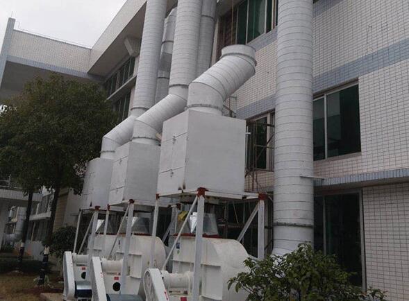 上饒鄱陽縣工業園鞋廠飛廢氣處理安裝案（àn）例